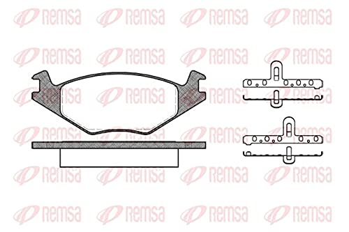 Metzger 0171.20 REMSA Bremsbelagsatz, Scheibenbremse - (4-teilig) von Metzger