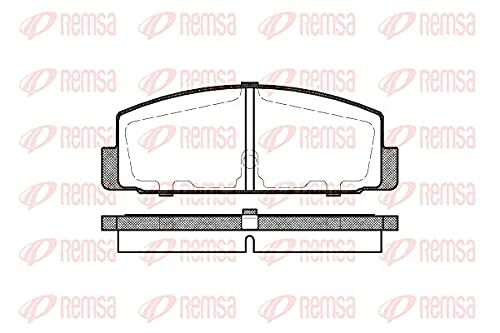 Metzger 0179.30 REMSA Bremsbelagsatz, Scheibenbremse - (4-teilig) von Metzger