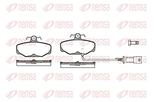 Metzger 0205.02 REMSA Bremsbelagsatz, Scheibenbremse - (4-teilig) von Metzger