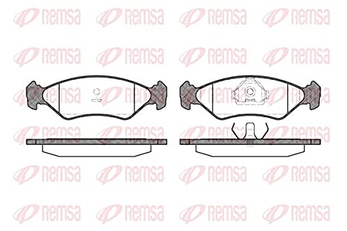 Metzger 0285.10 REMSA Bremsbelagsatz, Scheibenbremse - (4-teilig) von Metzger