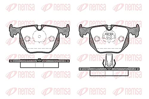 Metzger 0381.20 REMSA Bremsbelagsatz, Scheibenbremse - (4-teilig) von Metzger