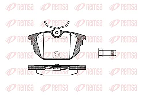 Metzger 0692.00 Bremsbelagsatz, Scheibenbremse - (4-teilig) von Metzger