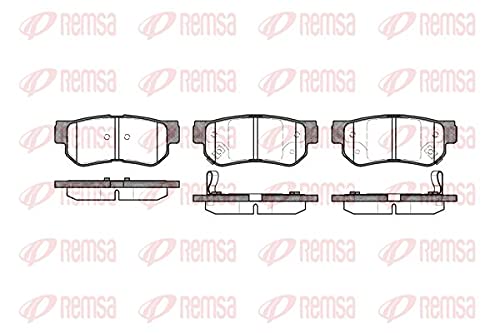 Metzger 0746.02 REMSA Bremsbelagsatz, Scheibenbremse - (4-teilig) von Metzger