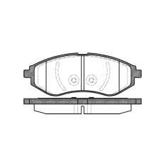 Metzger 0986.00 REMSA Bremsbelagsatz, Scheibenbremse - (4-teilig) von Metzger