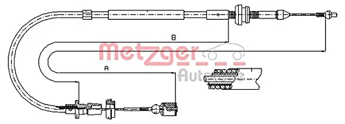 Metzger 10.0861 Gaszug von Metzger