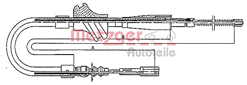 Metzger 10.409 COFLE Seilzug, Feststellbremse von Metzger