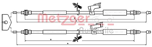 Metzger 10.5368 COFLE Seilzug, Feststellbremse von Metzger