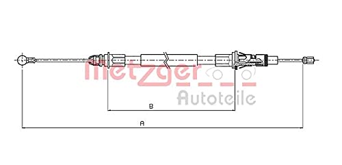 Metzger 10.6854 COFLE Seilzug, Feststellbremse von Metzger