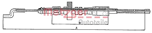 Metzger 10.7391 COFLE Seilzug, Feststellbremse von Metzger