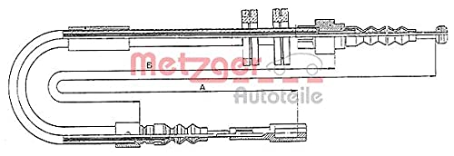 Metzger 10.7582 COFLE Seilzug, Feststellbremse von Metzger