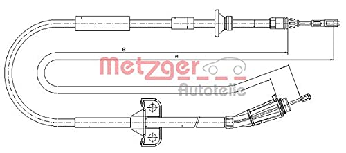 Metzger 10.8185 COFLE Seilzug, Feststellbremse von Metzger