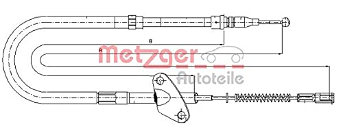 Metzger 10.9871 COFLE Seilzug, Feststellbremse von Metzger