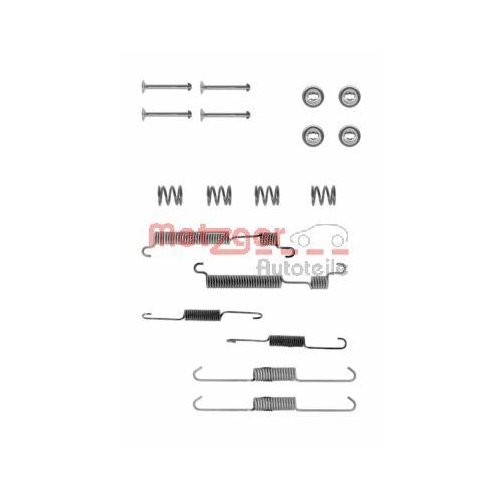 Metzger 105-0770 Zubehörsatz, Bremsbacken von Metzger