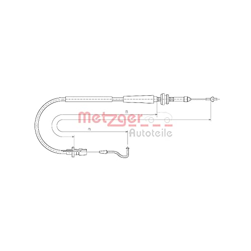 Metzger 11.0637 COFLE Gaszug von Metzger