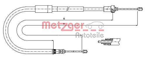 Metzger 11.6663 COFLE Seilzug, Feststellbremse von Metzger