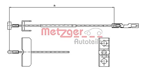 Metzger 11.6803 COFLE Seilzug, Feststellbremse von Metzger