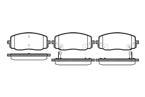 Metzger 1133,02 Bremsbelagsatz, Scheibenbremse - (4-teilig) von Metzger