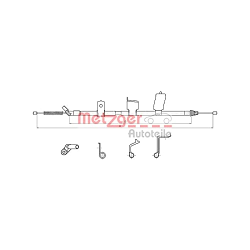 Metzger 17.0325 COFLE Seilzug, Feststellbremse von Metzger
