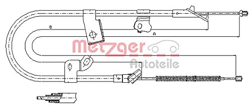 Metzger 17.1079 COFLE Seilzug, Feststellbremse von Metzger