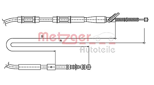 Metzger 17.1445 COFLE Seilzug, Feststellbremse von Metzger