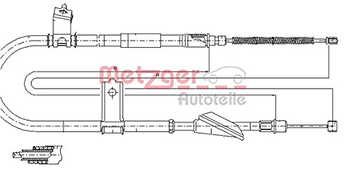 Metzger 17.2515 COFLE Seilzug, Feststellbremse von Metzger