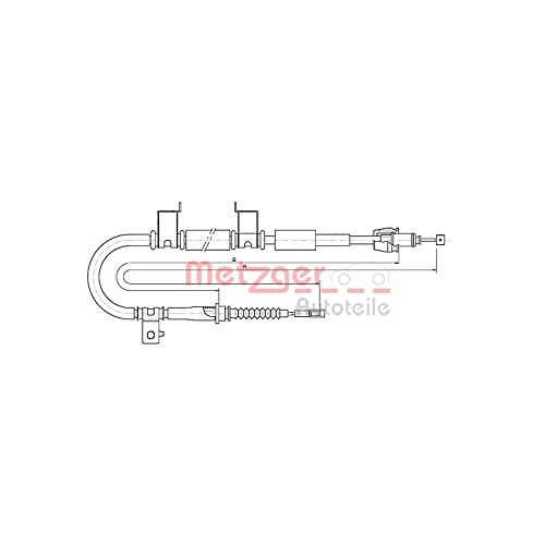 Metzger 17.6053 COFLE Seilzug, Feststellbremse von Metzger