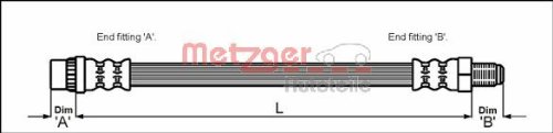 Metzger 4111156 Bremsschlauch von Metzger