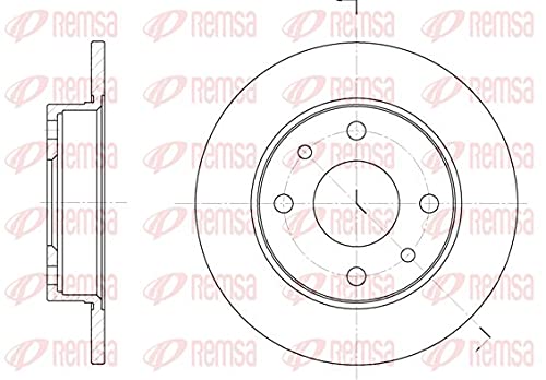 Metzger 6110.00 REMSA Bremsscheibe - (1 Stück) von Metzger