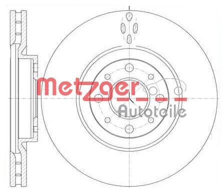 Metzger 6734.10 REMSA Bremsscheibe - (1 Stück) von Metzger