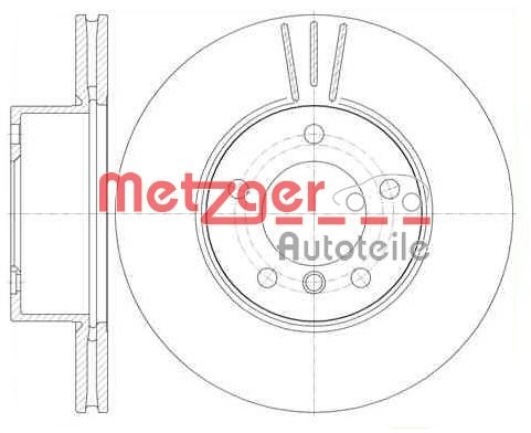 Metzger 6974,1 Bremsscheibe - (1 Stück) von REMSA