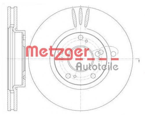 Metzger 6985.1 Bremsscheibe - (1 Stück) von Metzger