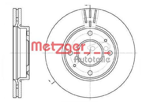 Metzger 6987.10 REMSA Bremsscheibe - (1 Stück) von Metzger