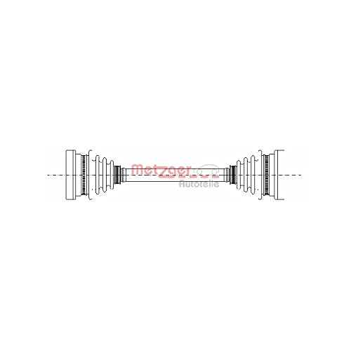 Metzger 7210026 Antriebswelle von Metzger