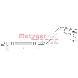 Metzger Bremsschlauch von Metzger