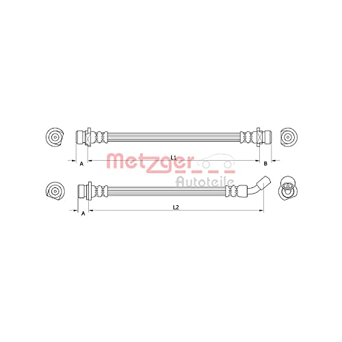 Metzger Bremsschlauch von Metzger