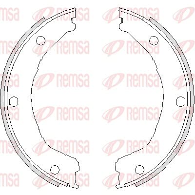 REMSA 4730.00 Bremsbacken und Zubehör von Metzger