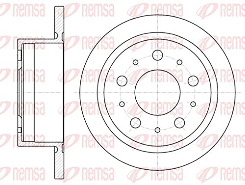 REMSA 61057.00 Bremsscheiben von Remsa