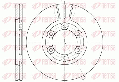 REMSA 61164.10 Bremsscheiben von Metzger