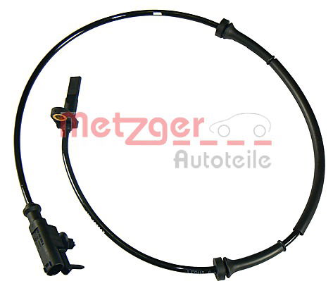 Sensor, Raddrehzahl Vorderachse Metzger 0900414 von Metzger