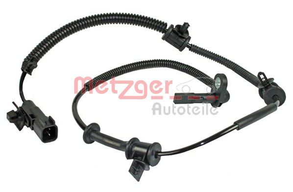 Sensor, Raddrehzahl Vorderachse Metzger 0900691 von Metzger