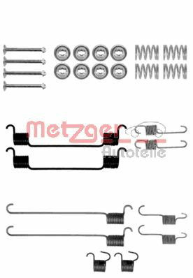 Zubehörsatz, Bremsbacken Hinterachse Metzger 105-0802 von Metzger