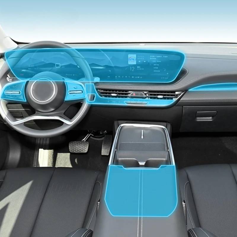 Meuoada Auto Interieur Mittelkonsole Transparent TPU PPF Schutzfolie Anti-Kratzer Reparaturfolie Zubehör für Buick Lacrosse 2024-2025 (Stil für Linkslenker) von Meuoada