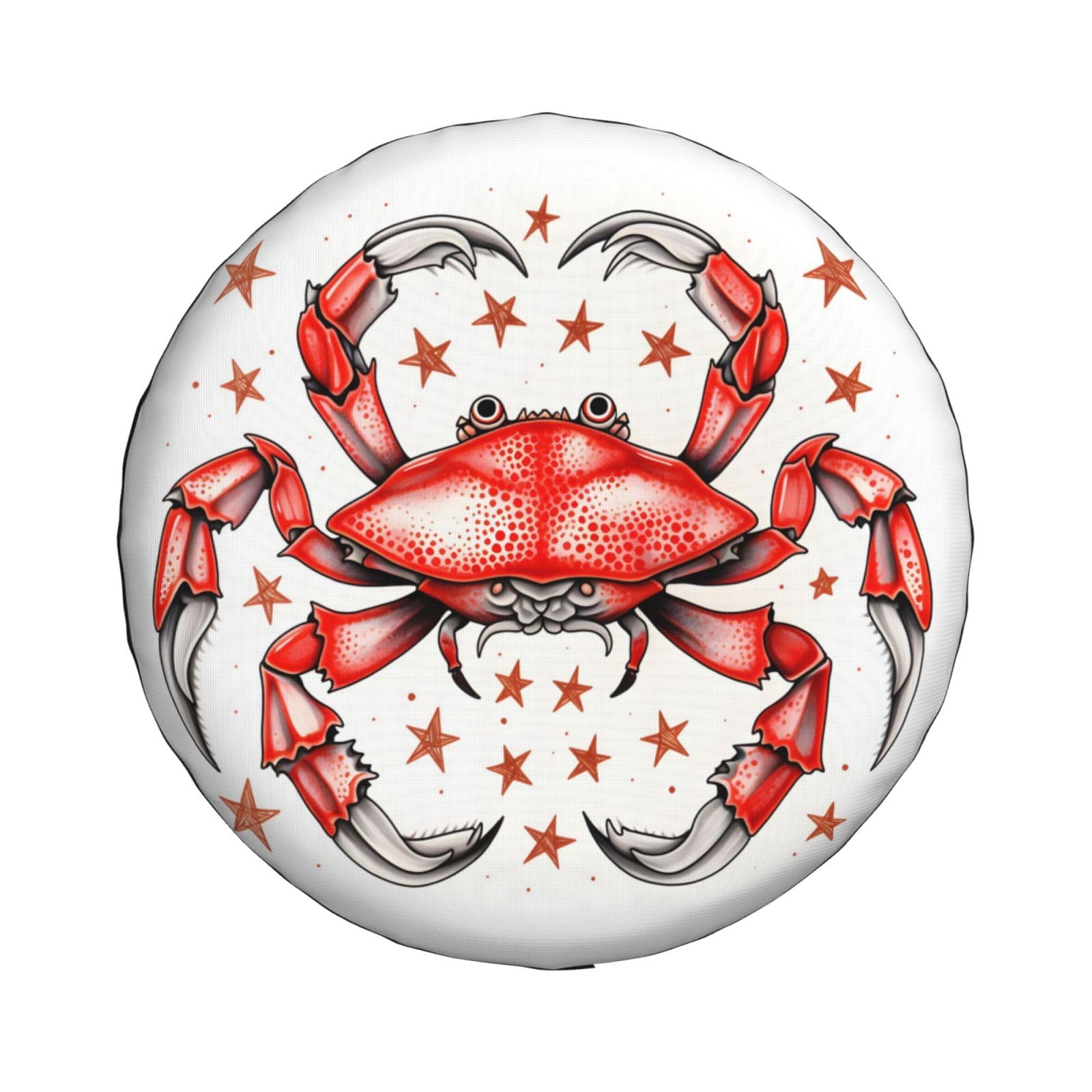 Mexpekil Ersatzreifenabdeckung, Big Crab Star, universeller Reifenschutz für Jeep, SUV, Wohnmobil, Reise, Anhänger, Wohnmobil, LKW, 40,6 cm (16 Zoll) (76–79 cm), wetterfest von Mexpekil