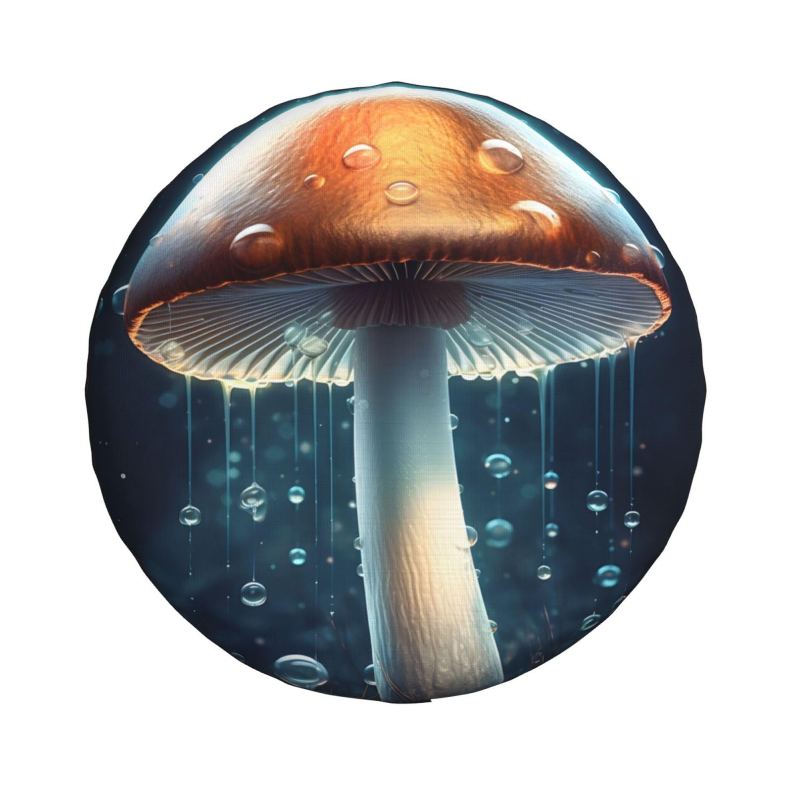 Mexpekil Ersatzreifenabdeckung, Fantasy Big Mushroom Universal-Reifenschutz für Jeep, SUV, Wohnmobil, Reise, Anhänger, Wohnmobil, LKW, 35,6 cm (14 Zoll), 60–69 cm, wetterfest von Mexpekil