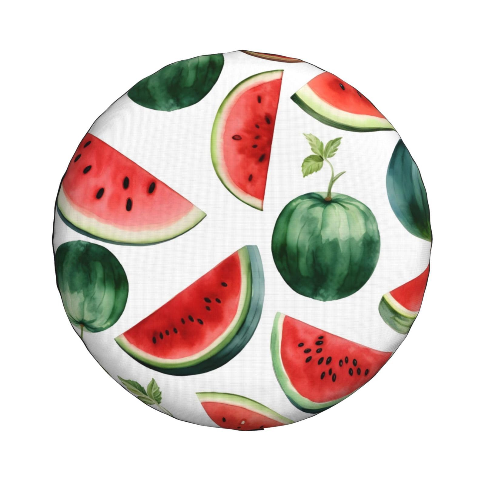 Mexpekil Ersatzreifenabdeckung, Wassermelone, Zitronenblüte, Universal-Reifenschutz für Jeep, SUV, Wohnmobil, Reise, Anhänger, Wohnmobil, LKW, 38,1 cm (15 Zoll), wetterfest von Mexpekil