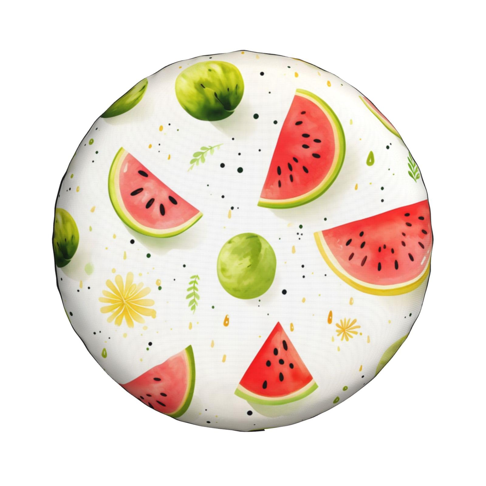 Mexpekil Ersatzreifenabdeckung, groß, Wassermelone, universal, für Jeep, SUV, Wohnmobil, Reise, Anhänger, Wohnmobil, LKW, 38,1 cm, wetterfest von Mexpekil