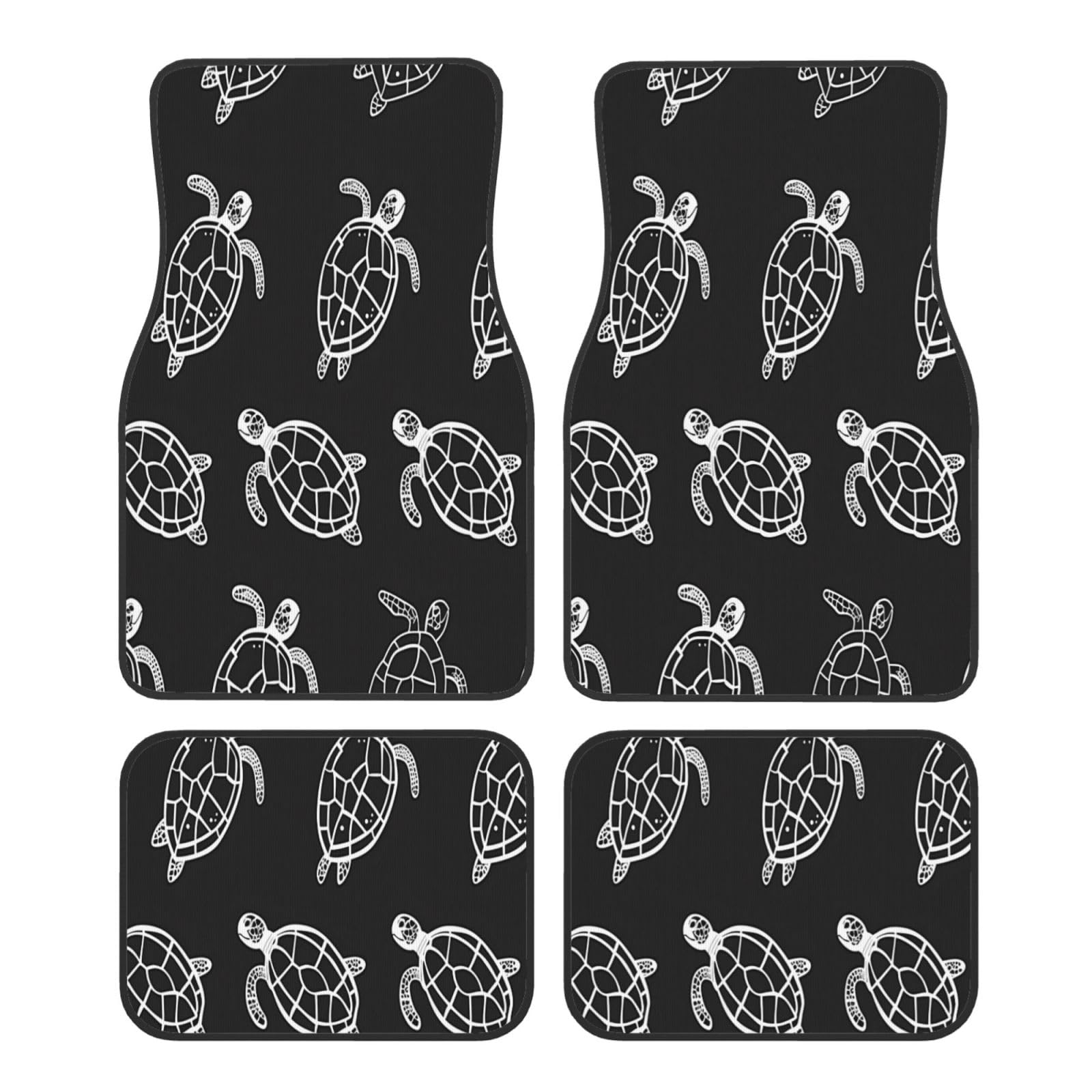 Mexpekil Ocean Sea Turtle Pattern Car Mats Set of 4 All Weather Universal Car Floor Mats Non Slip Waterproof Automotive Carpet Foot Mats for SUV Van Truck von Mexpekil