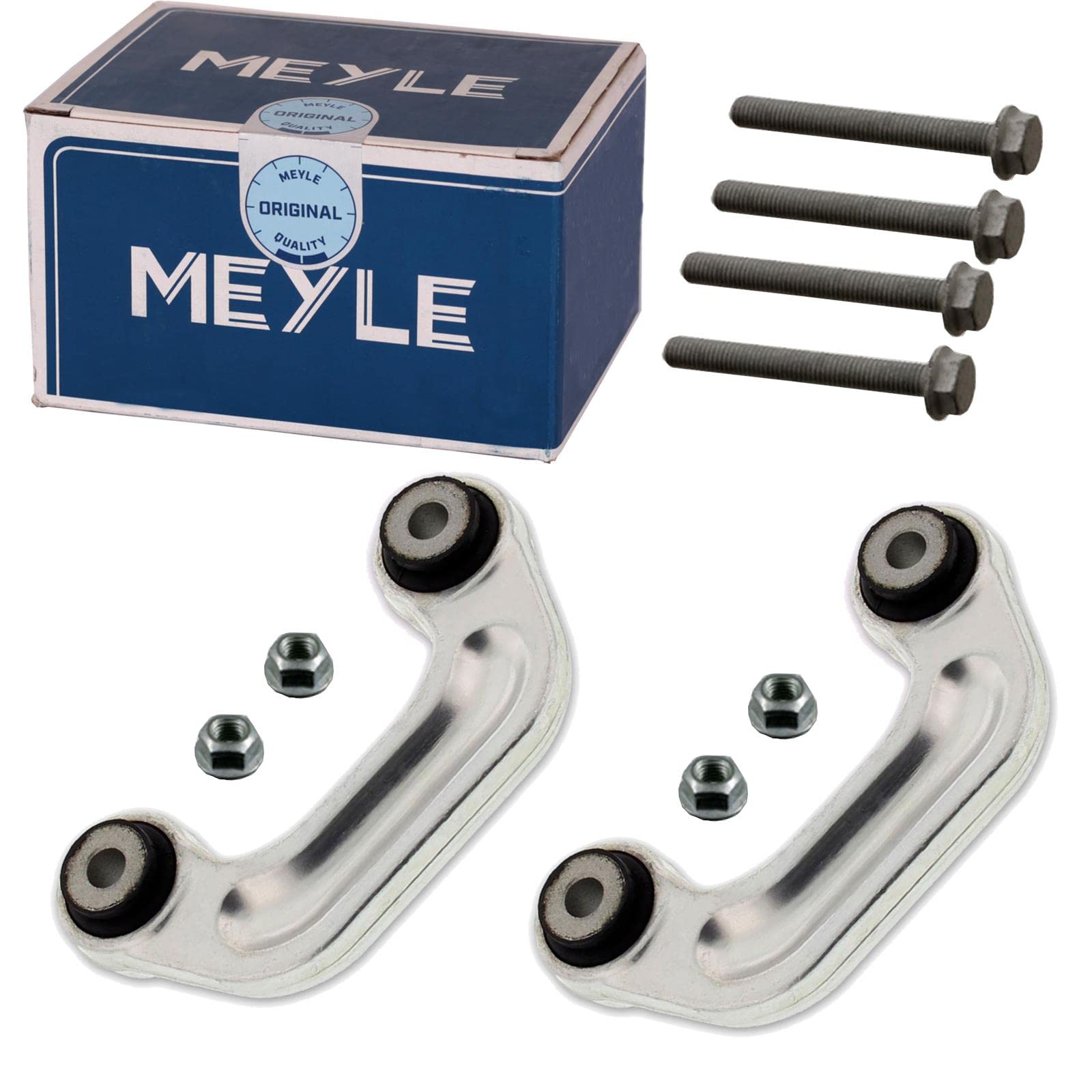 2x MEYLE Koppelstange Pendelstütze Stabilisator Stabistrebe, Vorderachse beidseitig von Meyle