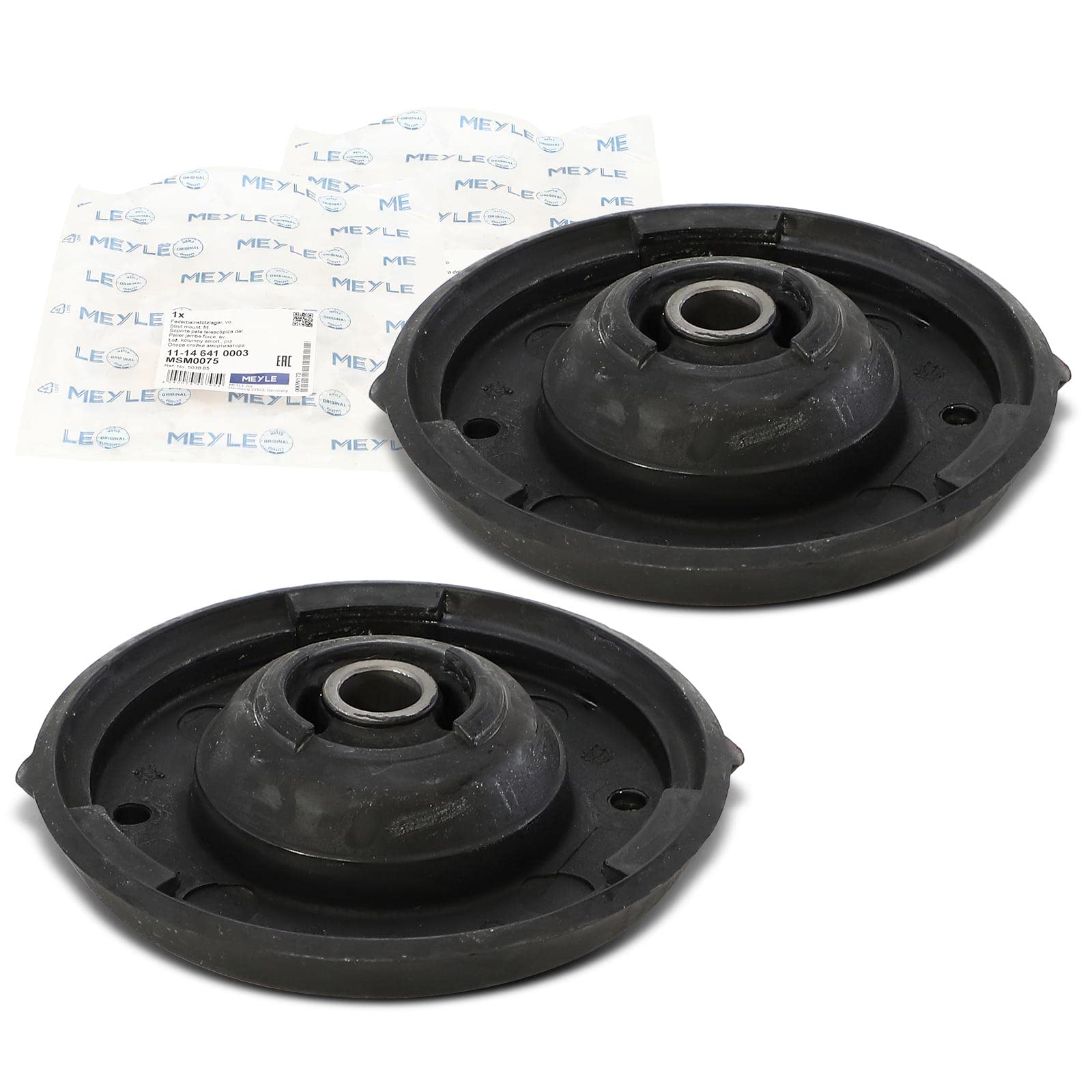 2x Original MEYLE 11-146410003 Federbeinlager Vorne Kompatibel mit Berlingo 1.6L 2008-2021 C4 1.4L-2.0L 2004-2013 307 1.4L-2.0L 2000-2014 Partner 1.6L 2008-2021 von Meyle