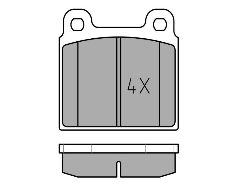 MEYLE 0252001118 Bremsbelagsatz, Scheibenbremse von Meyle